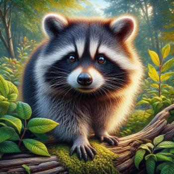 Small animals in the forest